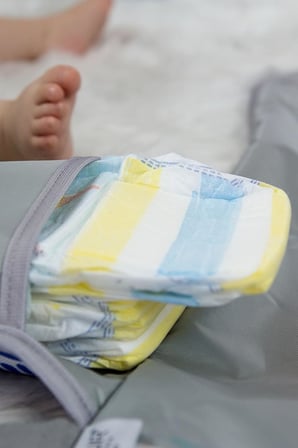 Alt Açma Bakım Çantası Organizerli Anne Bebek Yenidoğan Değiştirme Minderi Gök Mavi