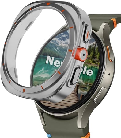 Samsung Galaxy Watch 6 40MM İçin Ultra Görünümlü Ekran Koruyucu Kılıf - Tam Kaplayan Kasa Koruyucu