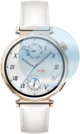 Huawei Watch Gt 5 41mm İle Uyumlu Ekran Koruyucu Çizilmeye Dayanıklı Akıllı Saat Koruması, 9H Temperli Kırılmaz Esnek Nano Cam, HD Şeffaf 2 Adet