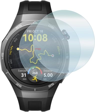 46mm İle Uyumlu Ekran Koruyucu Çizilmeye Dayanıklı Akıllı Saat Koruması, 9H Temperli Kırılmaz Esnek Nano Cam, HD Şeffaf 2 Adet