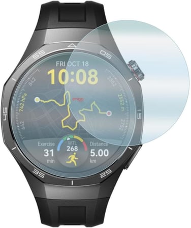 46mm İle Uyumlu Ekran Koruyucu Çizilmeye Dayanıklı Akıllı Saat Koruması, 9H Temperli Kırılmaz Esnek Nano Cam, HD Şeffaf 2 Adet
