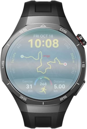 46mm İle Uyumlu Ekran Koruyucu Çizilmeye Dayanıklı Akıllı Saat Koruması, 9H Temperli Kırılmaz Esnek Nano Cam, HD Şeffaf 2 Adet