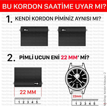 Huawei Watch Gt6/Gt5/Gt4/Gt3/Gt2 46mm Pro/Se/Elite ile Uyumlu Kordon Klasik Silikon Kayış (22mm) 1-SİYAH
