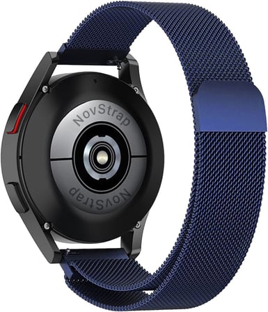 Huawei Watch Gt6/Gt5/Gt4/Gt3/Gt2 46mm Pro/Se/Elite ile Uyumlu Kordon 22mm Metal Hasır Çelik Kayış LACİVERT