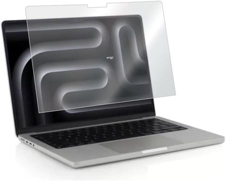 Apple MacBook Pro M4 14.2 İnç İle Uyumlu Mat Ekran Koruyucu Notebook, Yansıma Ve Parlama Önleyici Parmak İzi Bırakmayan Laptop Koruma, 9H Temperli Kırılmaz Esnek Nano Cam