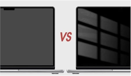 Apple MacBook Pro M4 14.2 İnç İle Uyumlu Mat Ekran Koruyucu Notebook, Yansıma Ve Parlama Önleyici Parmak İzi Bırakmayan Laptop Koruma, 9H Temperli Kırılmaz Esnek Nano Cam