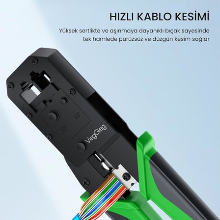 RJ45 Ethernet RJ11 Telefon Soket Jack Sıkma Pensesi