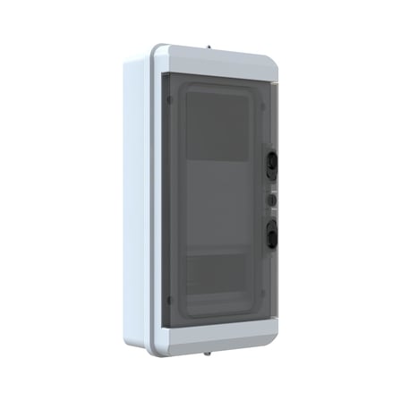 Kutusu 6 Sigortalı + Monofaze Sayaç Sıva Üstü Sayaç Kutusu IP65 18 x 36.5 x 9.6 cm POLİ 116