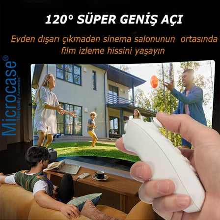 VRPARK V6 3D Sanal Gerçeklik Gözlüğü + VR Kablosuz Bluetooth Kumanda-AL4748