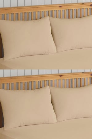 Bella Benita 4'Lü Beyaz Fermuarlı Sıvı Geçirmez Yastık Alezi Yastık Koruyucu