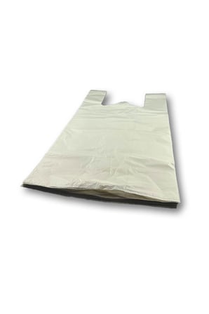 Beyaz Poşet Battal Boy Hışır Atlet Poşet Market Manav Poşeti Çöp Poşeti 1 KG