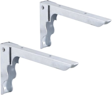 Duvara Monteli Balkon Masası Sehpası Montajı Metal Katlanır Raf Altı Ayağı 18 x 10 cm (2 ADET)