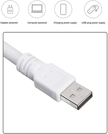 Kontrol 3 Renk Işık Modlu Akrobat USB LED Kitap Okuma Işığı, USB Gece Işığı Lambası, 20 LED, Sesle Kontrol Masası Işığı, Ses Komutları Açıklamada Mevcuttur