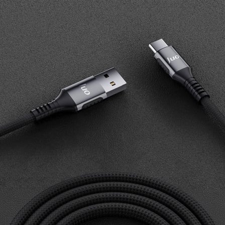 66W USB-A to Type-C Örgülü Hızlı Şarj ve Data Kablosu 1 Metre