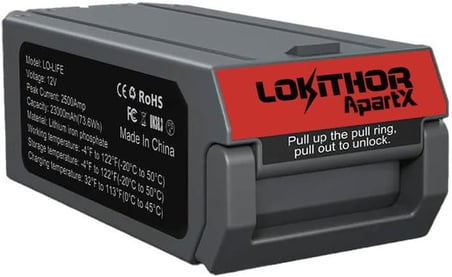 LIFE 12.8 Volt LiFePo4 2500 A Takviye Gücü APARTX ile Uyumlu Yedek Akü