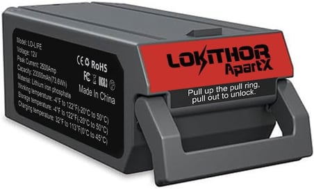 LIFE 12.8 Volt LiFePo4 2500 A Takviye Gücü APARTX ile Uyumlu Yedek Akü