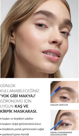 Clear Mascara Kaş ve Kirpik Maskarası Şeffaf