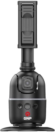 G-Track 360 Derece Otomatik Yüz Takipli Akıllı Telefon Tutucu, RGB Işıklı, Profesyonel Video Çekim Gimbal