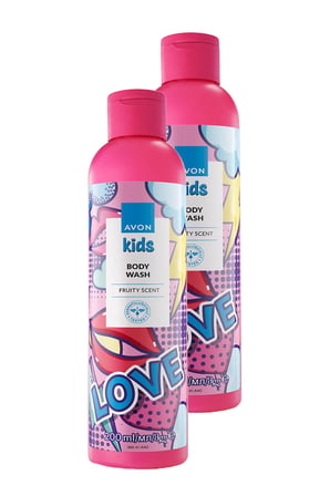 Kids Love Çocuklar İçin Meyve Kokulu Vücut Şampuanı 200 Ml. Üçlü Set