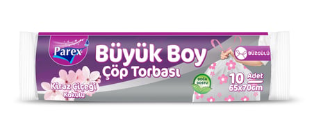 Kokulu Büzgülü Büyük Boy Çöp Poşeti 10lu