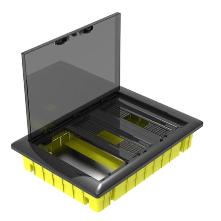 Kutusu 30 Sigortalı + Zayıf Akım Bölmeli Sıva Altı Sigorta Kutusu IP40 39 x 53.5 x 10.7 cm POLİ 019-Z