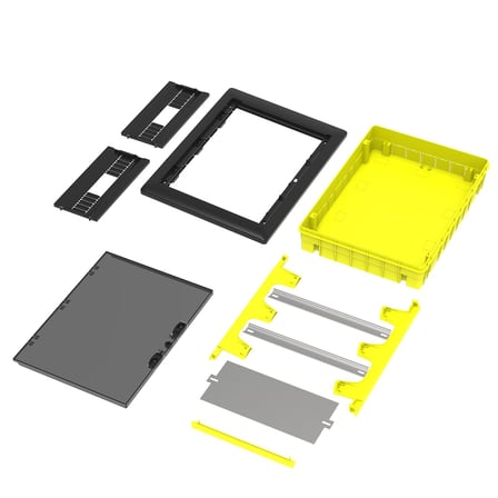 Kutusu 30 Sigortalı + Zayıf Akım Bölmeli Sıva Altı Sigorta Kutusu IP40 39 x 53.5 x 10.7 cm POLİ 019-Z