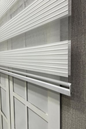 Stor Perde Geniş Plise Güneşlik Perde, Beyaz, 60 x 200