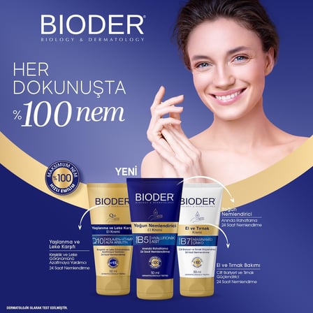 Yaşlanma Karşıtı El Bakım Kremi 50 ml – SPF 15 Koruma, Alfa Arbutin, Koenzim Q10, Kolajen ve C Vitamini İçerikli Nemlendirici