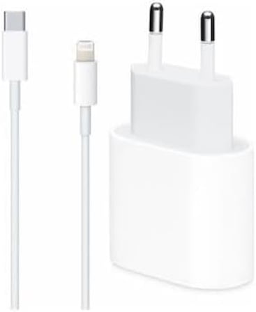 iPhone Uyumlu 20W Usb-C Güç Adaptörü + Usb-C Lightning Şarj Kablosu Seti 11 12 Pro Max Beyaz