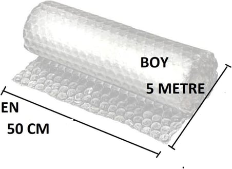 50cm X 5mt (EN: 50 CM, BOY: 5MT.) Üç Katlı Eşya Koruma Ambalajı, Pat Pat