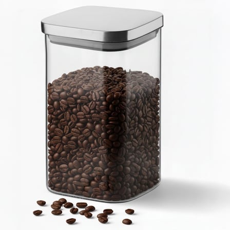 1100ml Sızdırmaz Vakumlu Metal Kapaklı Borosilikat Cam Kavanoz – Hava Geçirmez & Dayanıklı Gıda Saklama Kabı (10cm x 17cm)