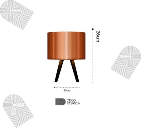 Fabrica Modern Mood Tripod Masa Lambası – Renk Geçişli Dekoratif Abajur | Yatak Odası Ve Salon İ̇Çin Ortam Aydınlatması, Gece Lambası