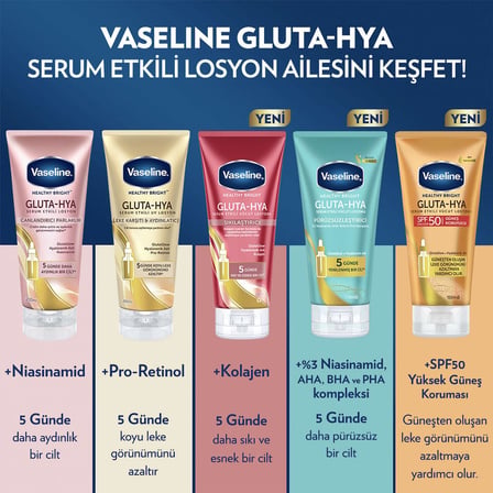 Gluta-Hya Serum Etkili Vücut Losyonu, Pürüzsüzleştirici, 170 Mililitre