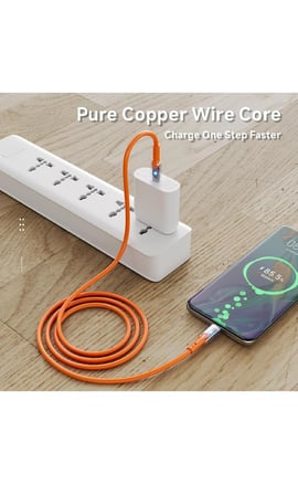 Dayanıklılık ve Estetik, Akıllı Telefonlar için Hızlı Şarj Kablosu, 60w 480Mb/s Veri Aktarımı, Saf Bakır Tel, Anti-Kırılma Özellikli (USB Tip C)