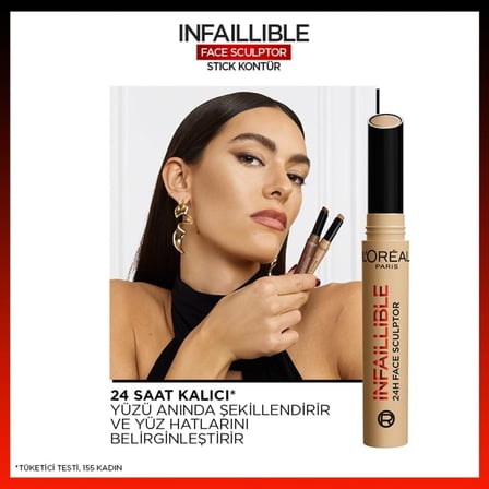 Paris Infaillible Face Sculpter Stick Kontür - Fair