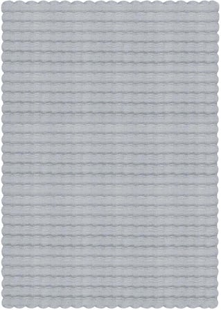 Gri Yumuşak Bubble Kaymaz Özel Taban Peluş Halı Yolluk, 120 x 200