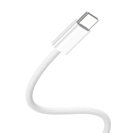 Type C-C, 60Watt PD, ÖRGÜLÜ, Hızlı Şarj Kablosu (100 CM)