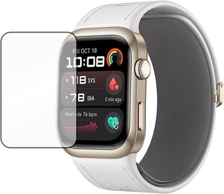 Huawei Watch D2 için Tam Kaplayan Kavisli Ekran Koruyucu 3D Pet Film - Siyah AL3385