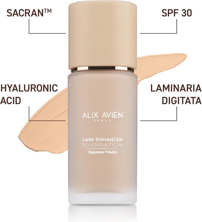 Avien Kırışıklık Karşıtı Nemlendirici SPF30 Parlak Bitişli Fondöten Care Enhancer 811 Soft Amber