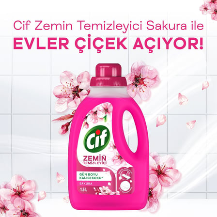 Zemin Temizleyici Sakura 1500 ml