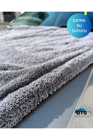 Araç Kurulama Bezi – 50x70 cm | 1000 GSM, Çift Katlı, Çizmez, Koku Yapmaz (1 adet)