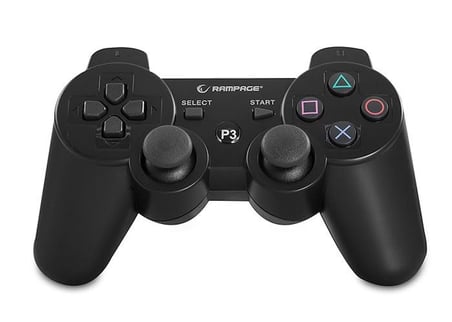 Bluetooth Kablosuz Oyun Kolu, Çift Titreşimli Joypad, Analog Dual Shock 12 Tuşlu Gamepad, PlayStation 3 Uyumlu Şarjlı Controller, Şarj Kablosu Dahil