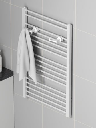 Nesil,Banyo Askısı, Bornoz Askısı, Kolay Kurulum, Havlu Kıyafet Askıs, V Şeklinde(2 ADET) (beyaz)