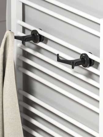 Nesil,Banyo Askısı, Bornoz Askısı, Kolay Kurulum, Havlu Kıyafet Askıs, V Şeklinde(2 ADET) (krom)