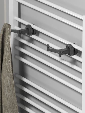 Nesil,Banyo Askısı, Bornoz Askısı, Kolay Kurulum, Havlu Kıyafet Askıs, V Şeklinde(2 ADET) (krom)