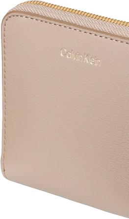 Klein FOIL LOGO MEDIUM ZIP AROUND Kadın Cüzdan Black/Toasted Coconut OS