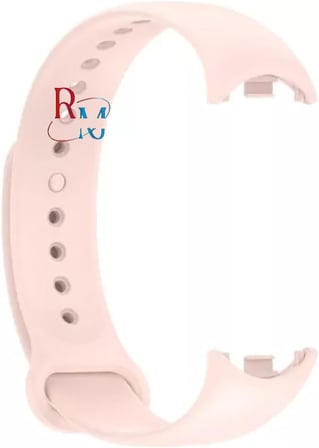 Mi Band 8 ile Uyumlu Spor Silikon Kordon Akıllı Saat Bileklik Kordonu Pembe