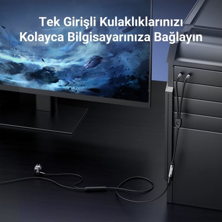 Kulaklık Ayırıcı 3.5mm Y Jack Kablo