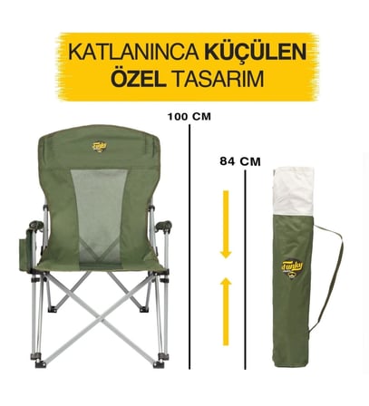 Chairs Big Small Kamp Sandalyesi - Haki