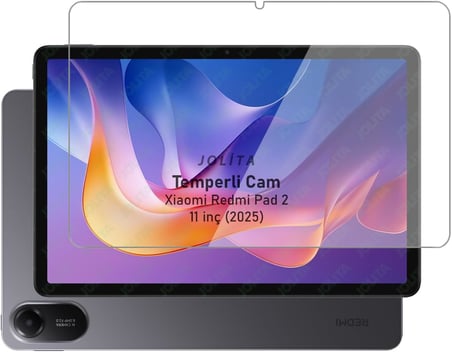 Xiaomi Redmi Pad 2 11 inç Uyumlu Temperli Ekran Koruyucu Kırılmaz Cam 2025 11"